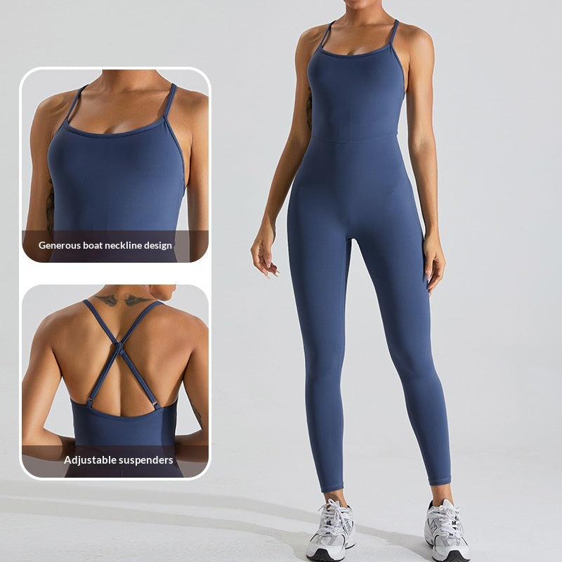 Seamless One-Piece Fitness Yoga Suit for Women