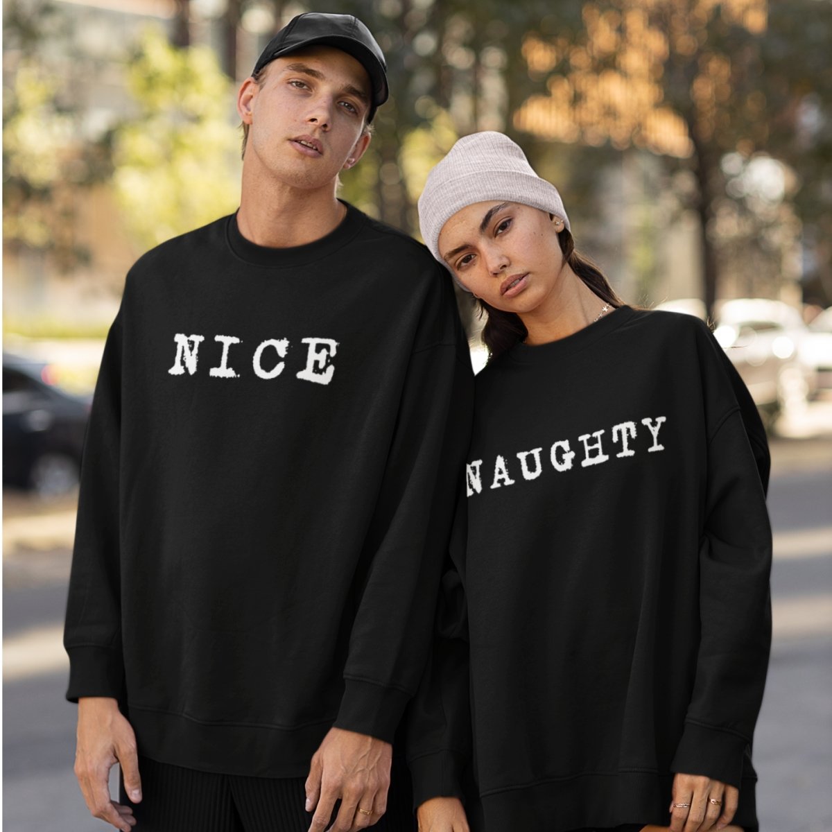 Korean Style Loose Casual Crewneck Sweatshirt for Men & Women