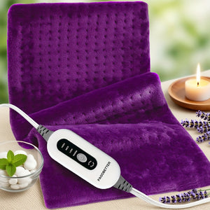 Heating Pad For Back 12x24in, Fast Heating To 150°F 2X Thicker Flannel With Heat Settings, Auto Shut-Off Machine Washable, Heat Pad For Neck Shoulders Abdomen & Women's Monthly Comfort, Dry & Moist...