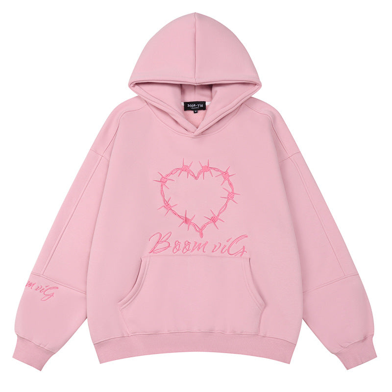Women's Fleece-Lined Hooded Pullover Cozy Winter Sweatshirt