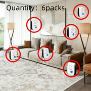 Plug-in Dual Ultrasonic Pest Repeller 6-Pack, Battery-Free, Full Coverage, Intelligent Frequency Conversion (2026 Model)
