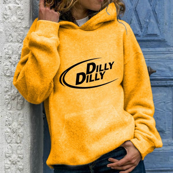 Animal Print Hooded Sweatshirt - Cozy Long Sleeve Pullover