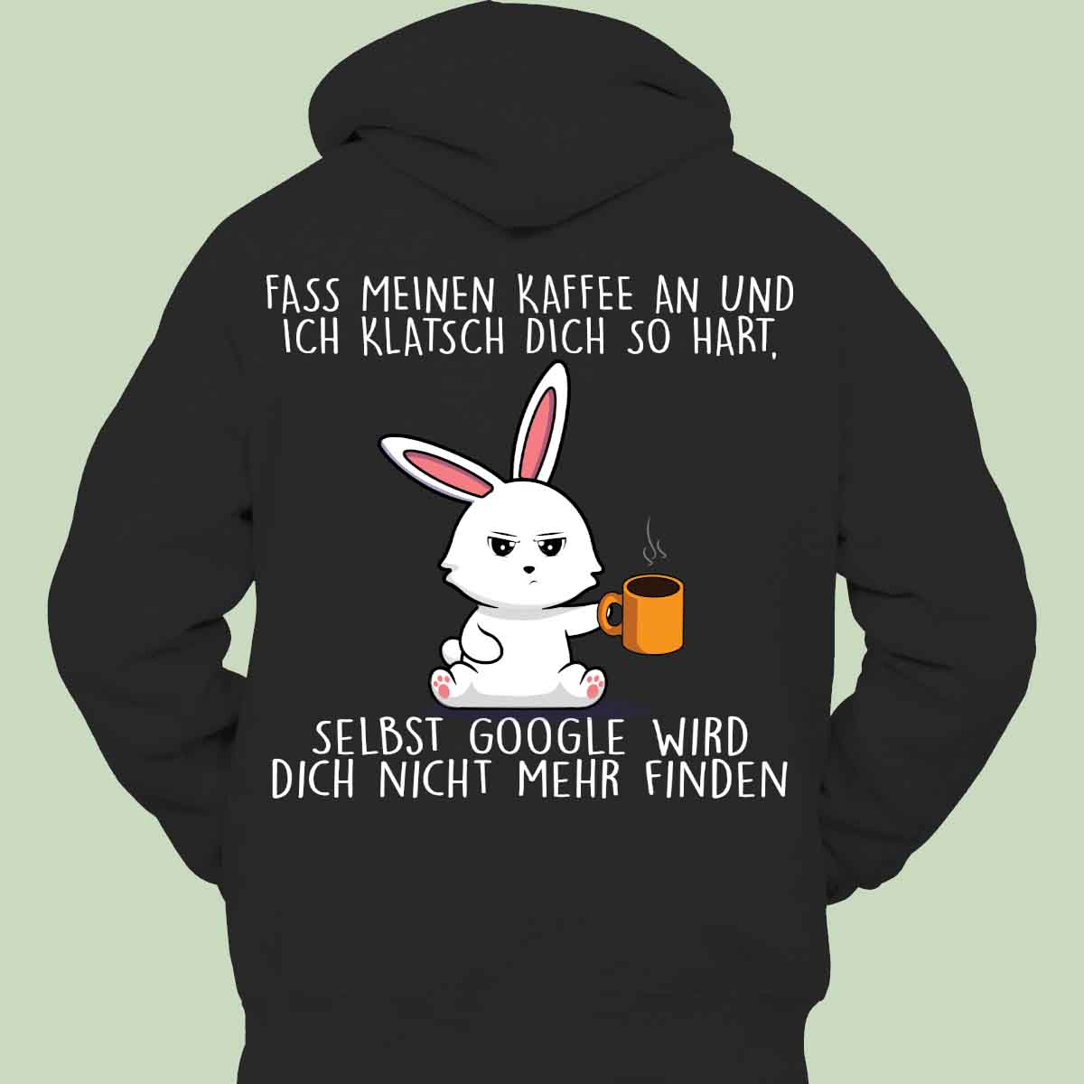 Satirical Rabbit Graphic Unisex Hoodie