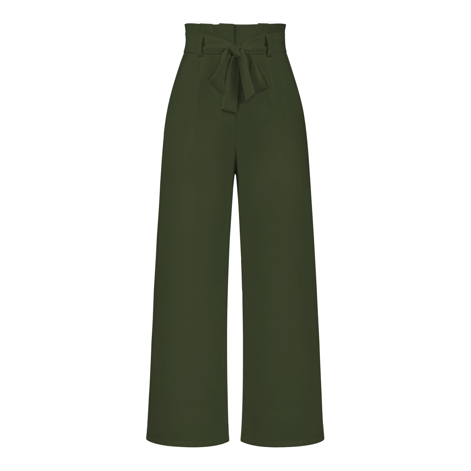 Women's Ice Silk Casual Wide-Leg Trousers