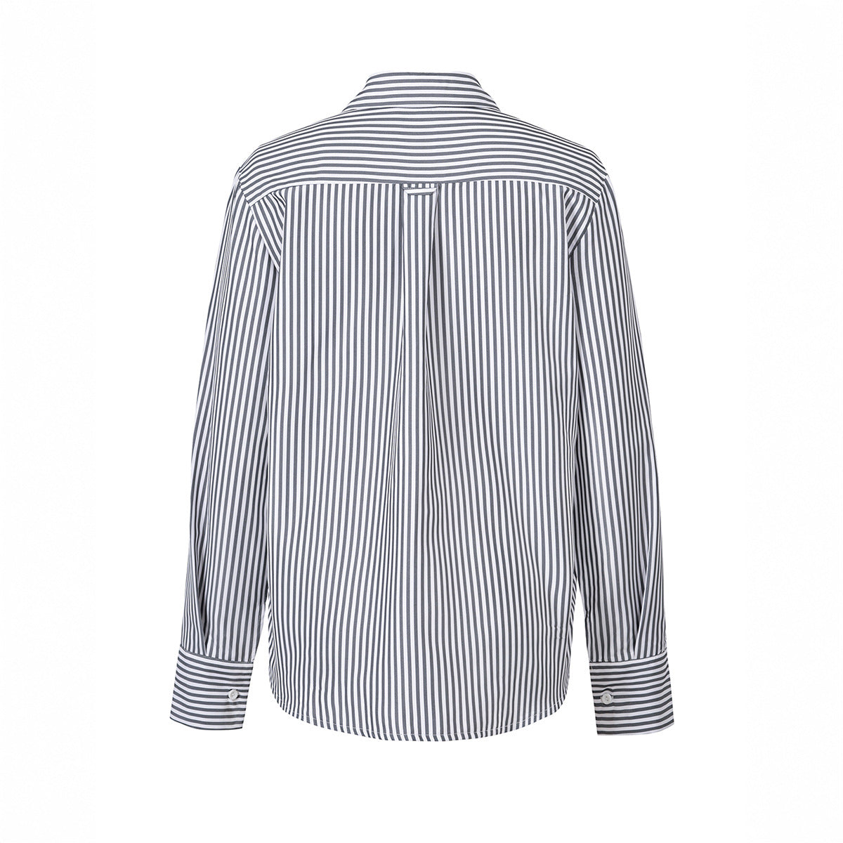 Loose Pockets Striped Contrast Color Cardigan Women's Clothes Top