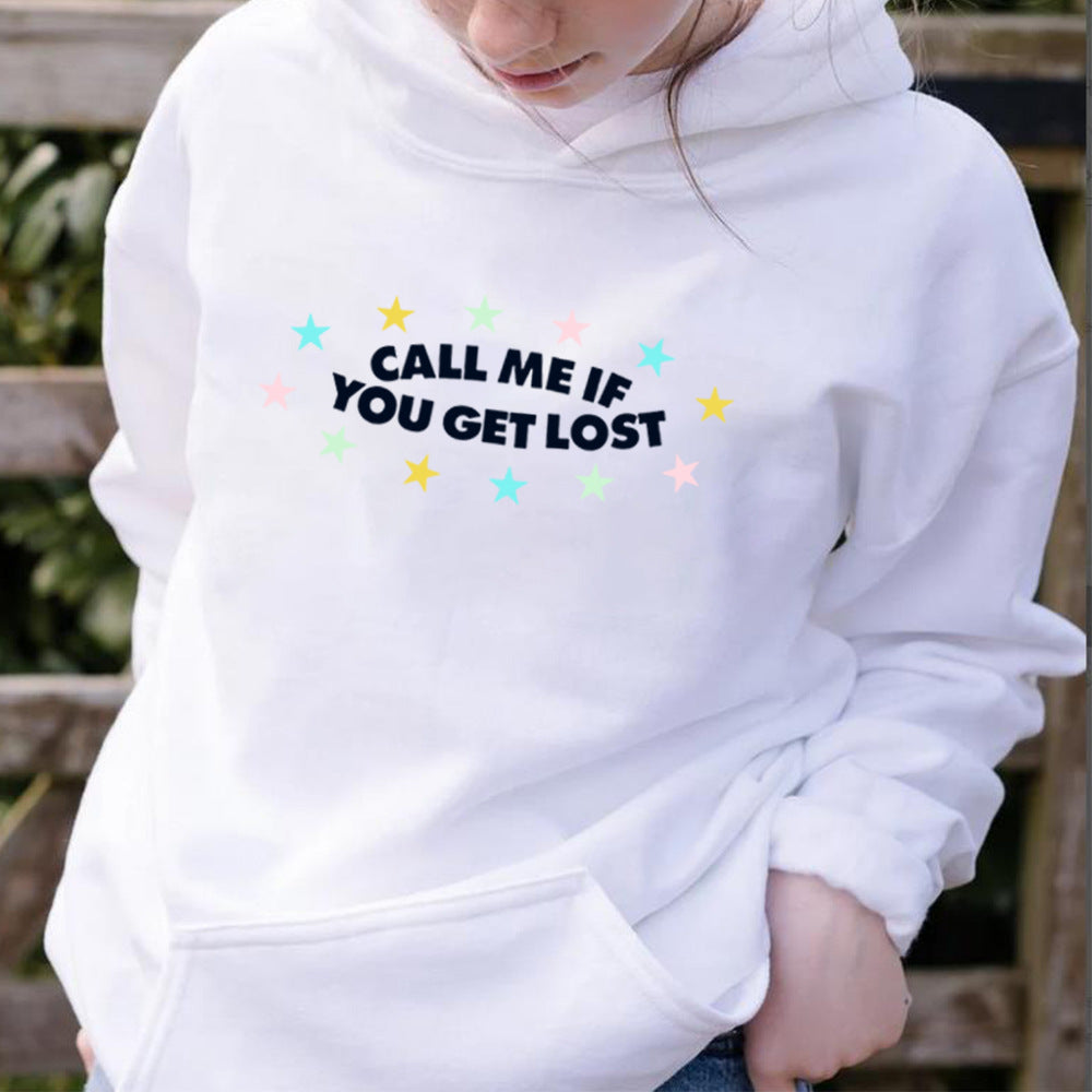 If You Get Lost Call Me Retro Streetwear Hoodie