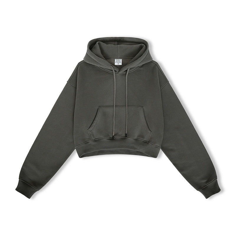 Women's High Street Plush Hooded Pullover