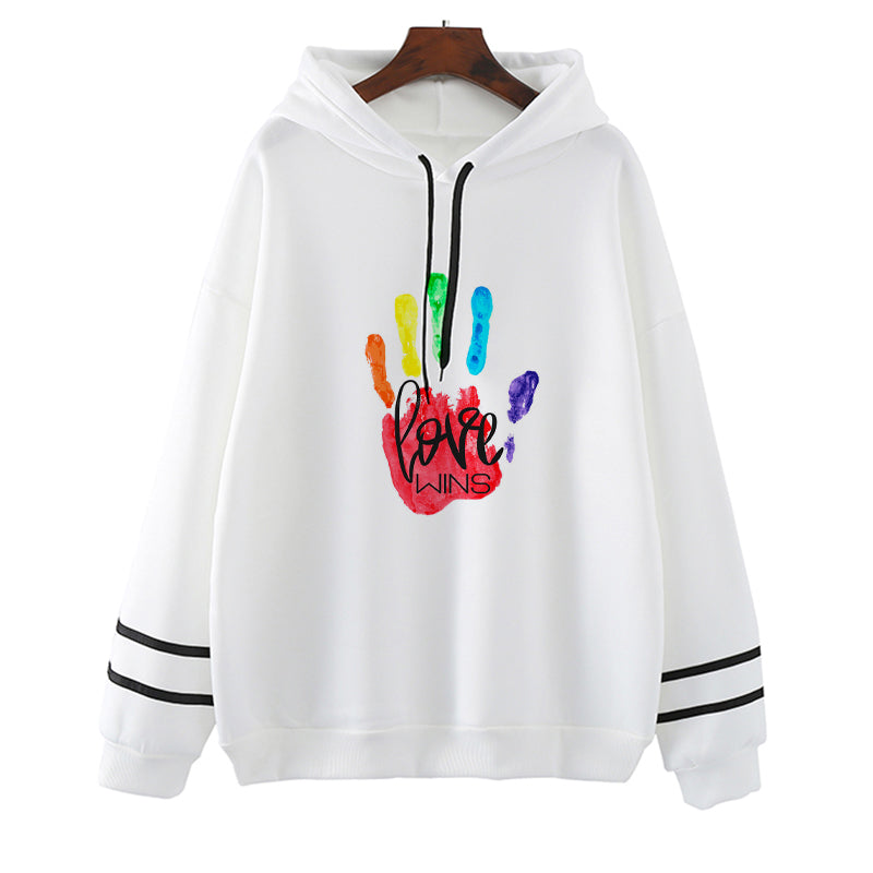 Purple Trendy Casual Long Sleeve Sweatshirt