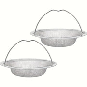 Stainless Steel Kitchen and Bathroom Sink Drain Filter (2-Pack)
