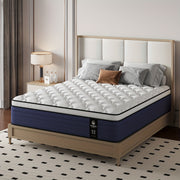10/12/14 Inch King Sizes Mattress, Queen Size Mattress, Full Size Mattress, Twin, with Ergonomic, Individual Springs&Memory Foam, Medium Firm Feel, Pressure Relief, Comfortable Sleeping, Modern Com...