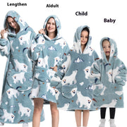 Cozy Oversized Thickened Hooded Blanket Sweatshirt