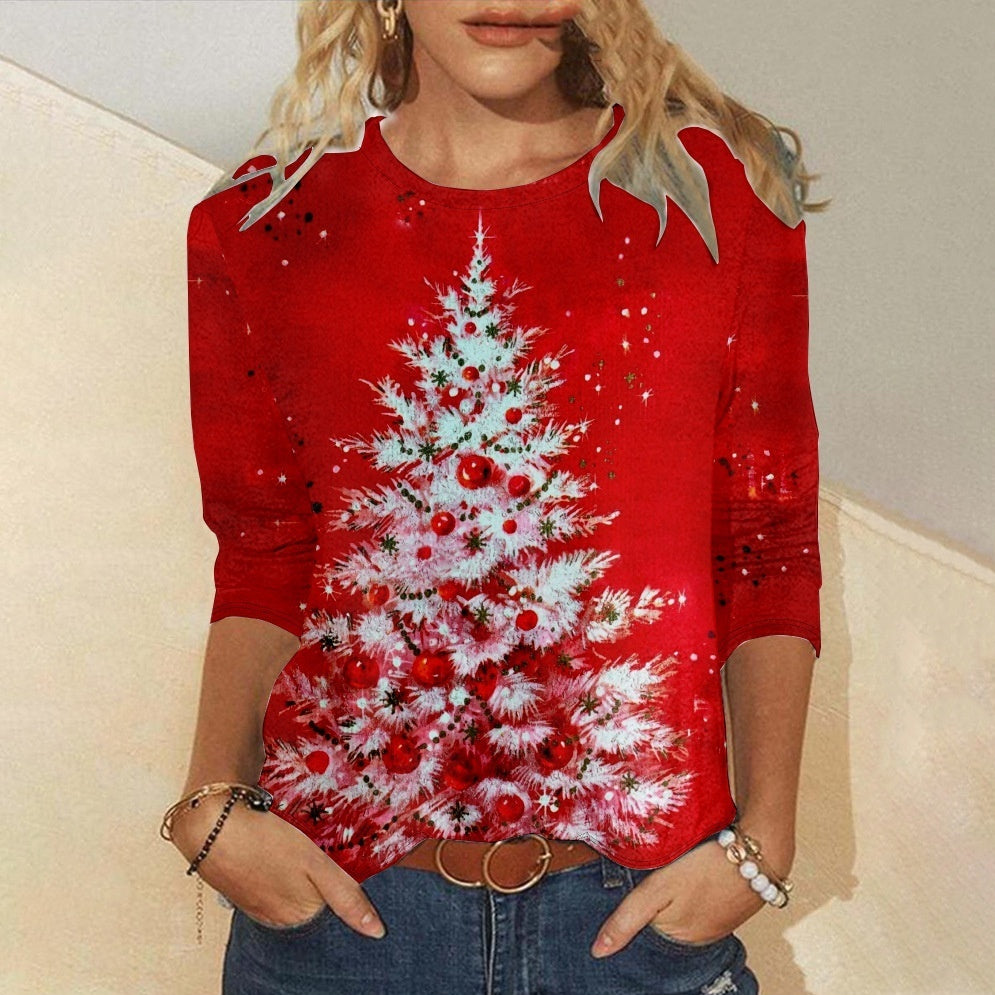 Women's Festive Christmas Long Sleeve Sweater