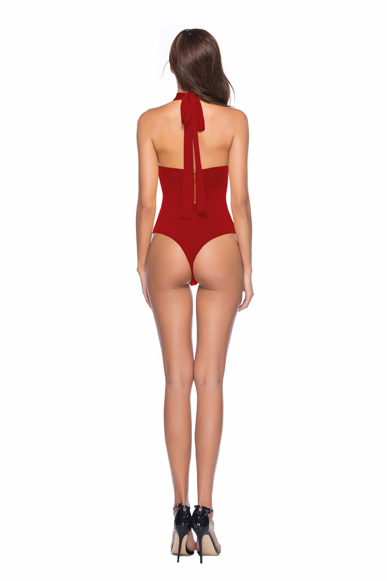 Chic Backless Strappy Irregular Jumpsuit