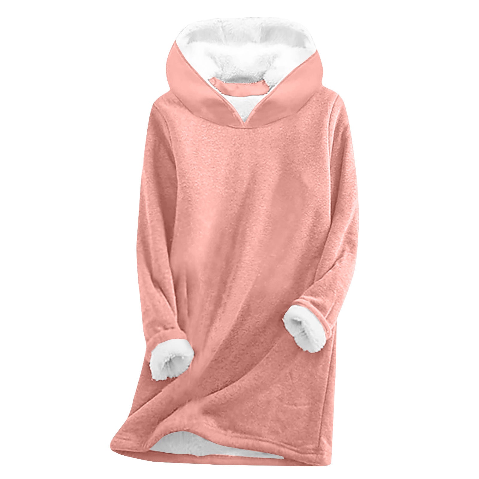 Women's Fleece Lined Casual Long Sleeve Sweatshirt