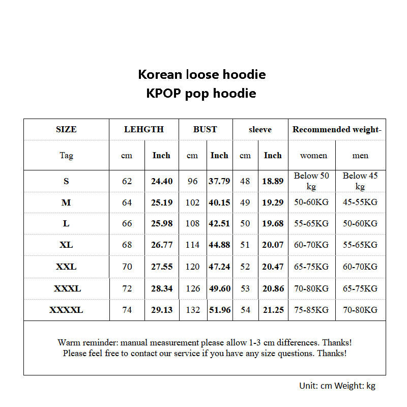 Korean Style Versatile Casual Pullover Hoodie