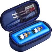 Insulated Travel Case for Insulin Vials – Compact Protective Bag with Ice Brick for Maintaining Cool Temperatures