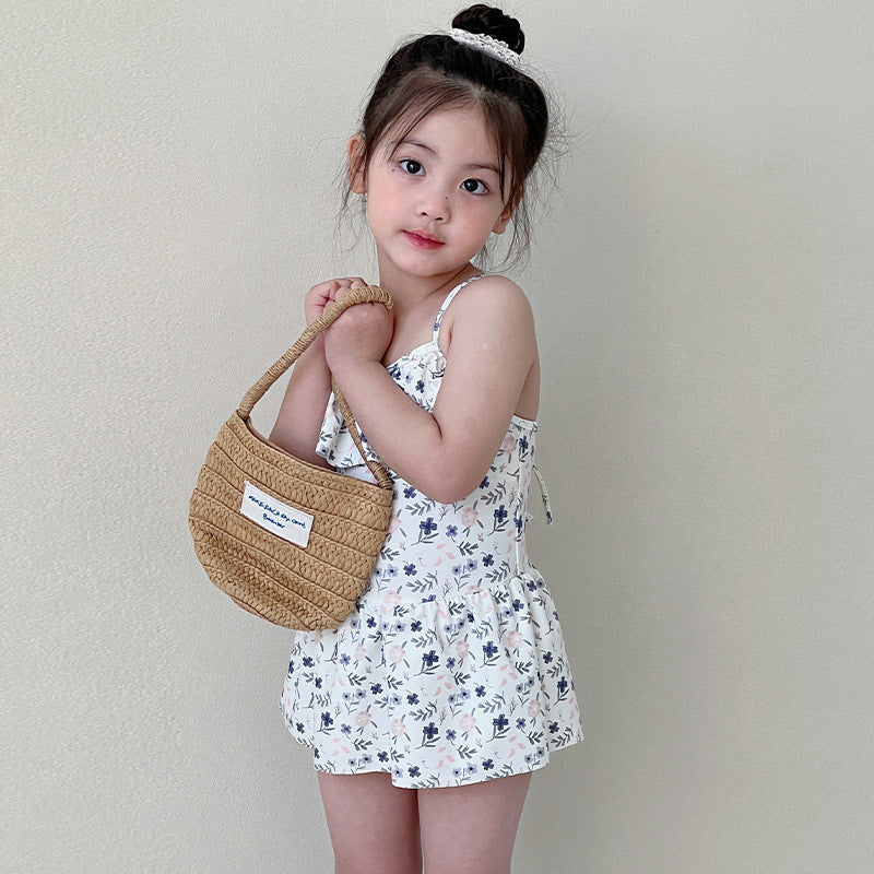 Floral Baby Girl Swimsuit for Beach & Pool Days