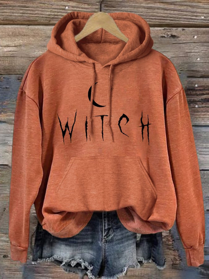Festive Christmas Digital Print Pullover Hoodie