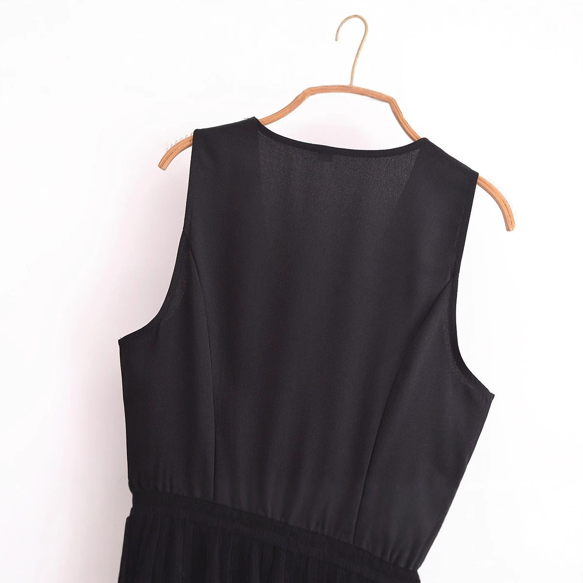 V-neck With Belt Short Jumpsuit