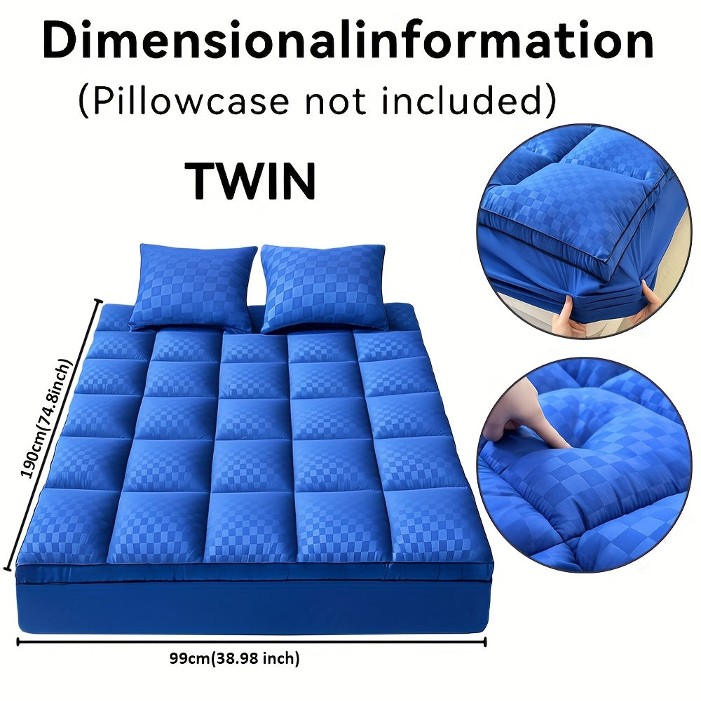 Mattress Topper, Extra Thick Mattress Pad Pillow Top Mattress Cover Quilted Fitted Mattress Protector Top Stretches Up 8-21\" Deep Pocket Cooling, Mattress Topper With 1000GSM