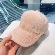 Warm Rabbit Fur Mink Feather Hat for Women Autumn Winter