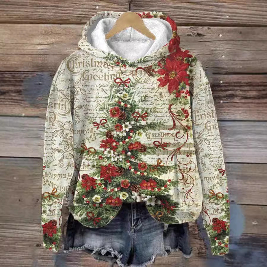 Festive 3D Christmas Casual Sweatshirt for Holiday Cheer