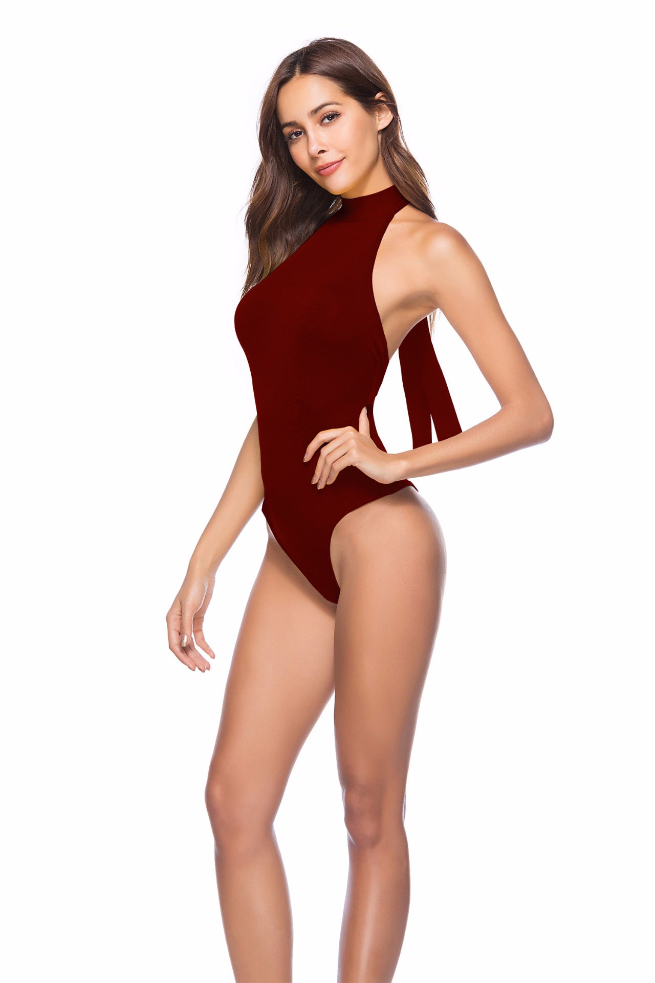 Chic Backless Strappy Irregular Jumpsuit