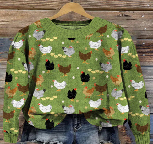 Festive Christmas Deer Couples Matching Sweater
