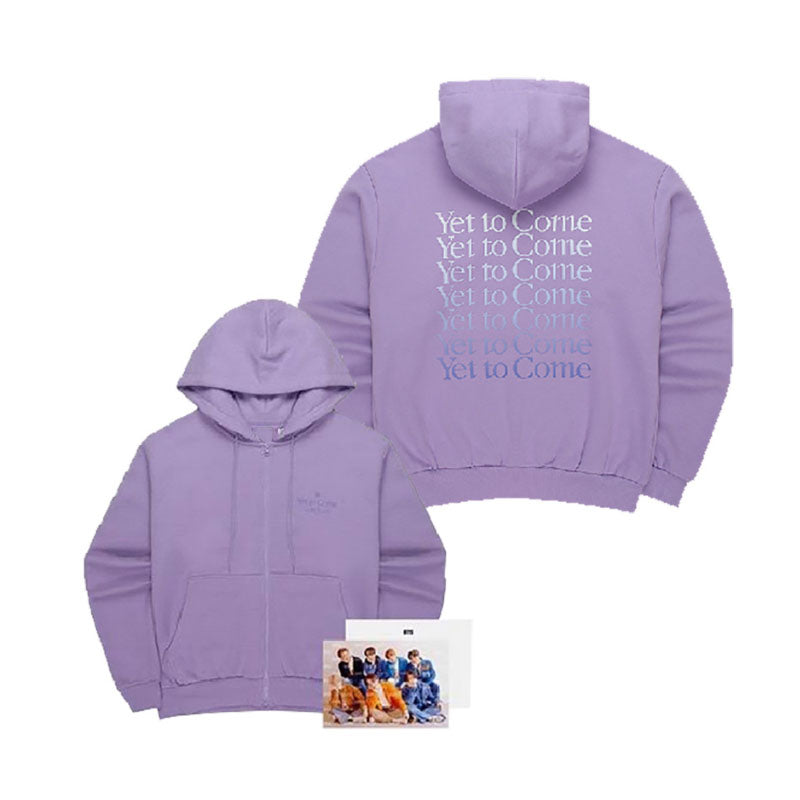 Purple Zip-Up Hoodie Sweatshirt for Women