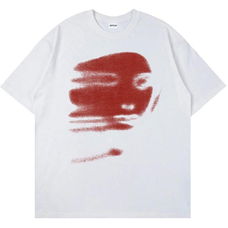 Summer Loose Cotton Short‑Sleeve T‑Shirt – Unisex Round Neck