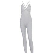 Halter suspender jumpsuit