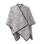 Silver Paillette Shawl