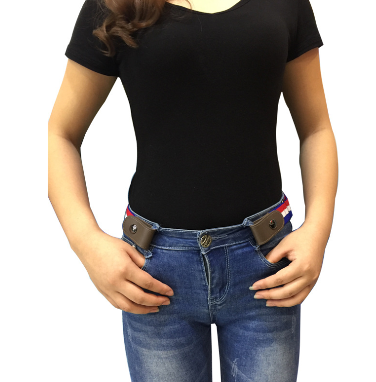 Stretchy Leather Belt for Men and Women