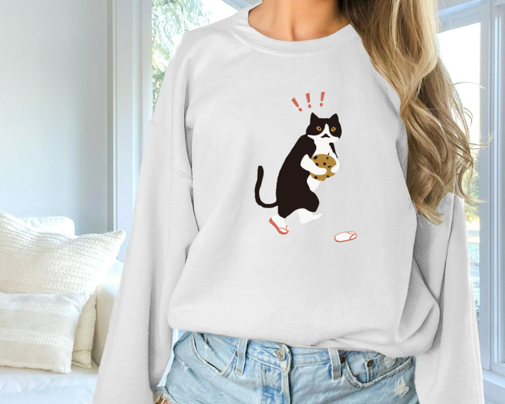 Chic Solid Color Long Sleeve Sweatshirt for Women