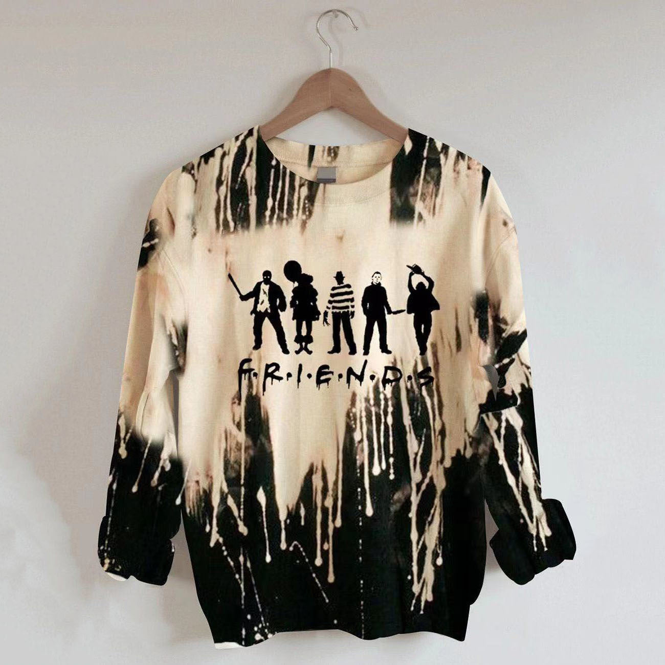 Custom Printed Text Hoodie Streetwear Pullover