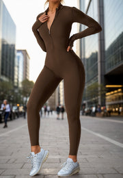 Seamless Hip-Lifting Fitness Romper