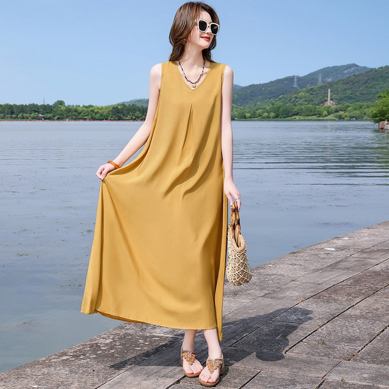 New Cotton-silk Dress for Women