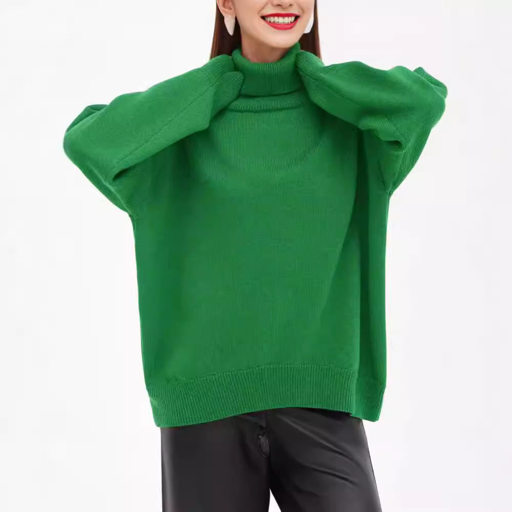 Fallwinter Loose Knit Versatile Classic New-style Womens Sweater