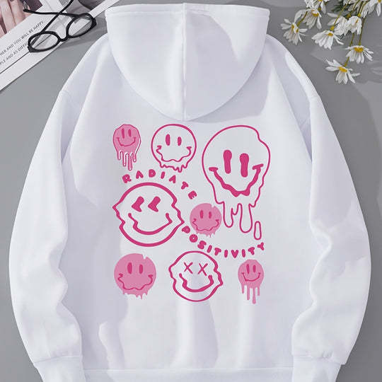 Women's Letter Print Casual Long-Sleeve Hoodie