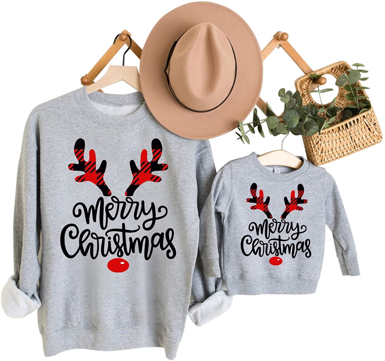 Parent-child Christmas Printed Sweater