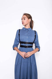 Elegant Leather Shoulder Belt for Women