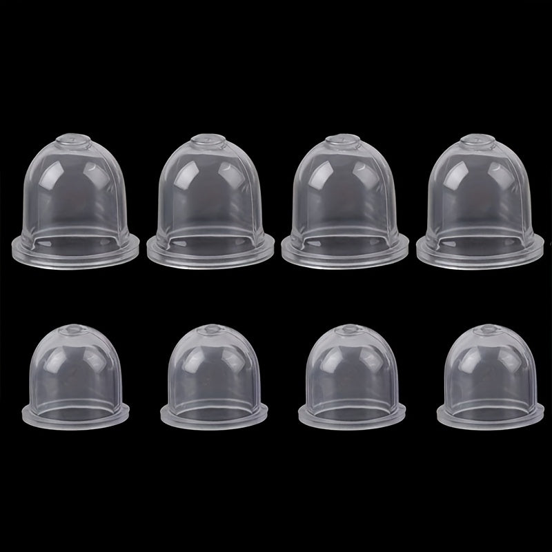 Oil Pump Starter Bulbs Set – 4 Large (22 mm) and 4 Small (19 mm) for Lawnmowers, Trimmers and Blowers