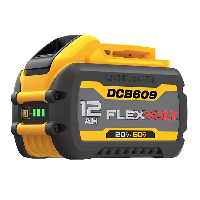 4Pack/ 2Pack/ 1Pack 12.0Ah 20V/60V Replacement for Dewalt 60V Flex-Volt MAX Battery DCB606 DCB609 DCB612 for Dewalt 20V/60V Cordless Power Tools