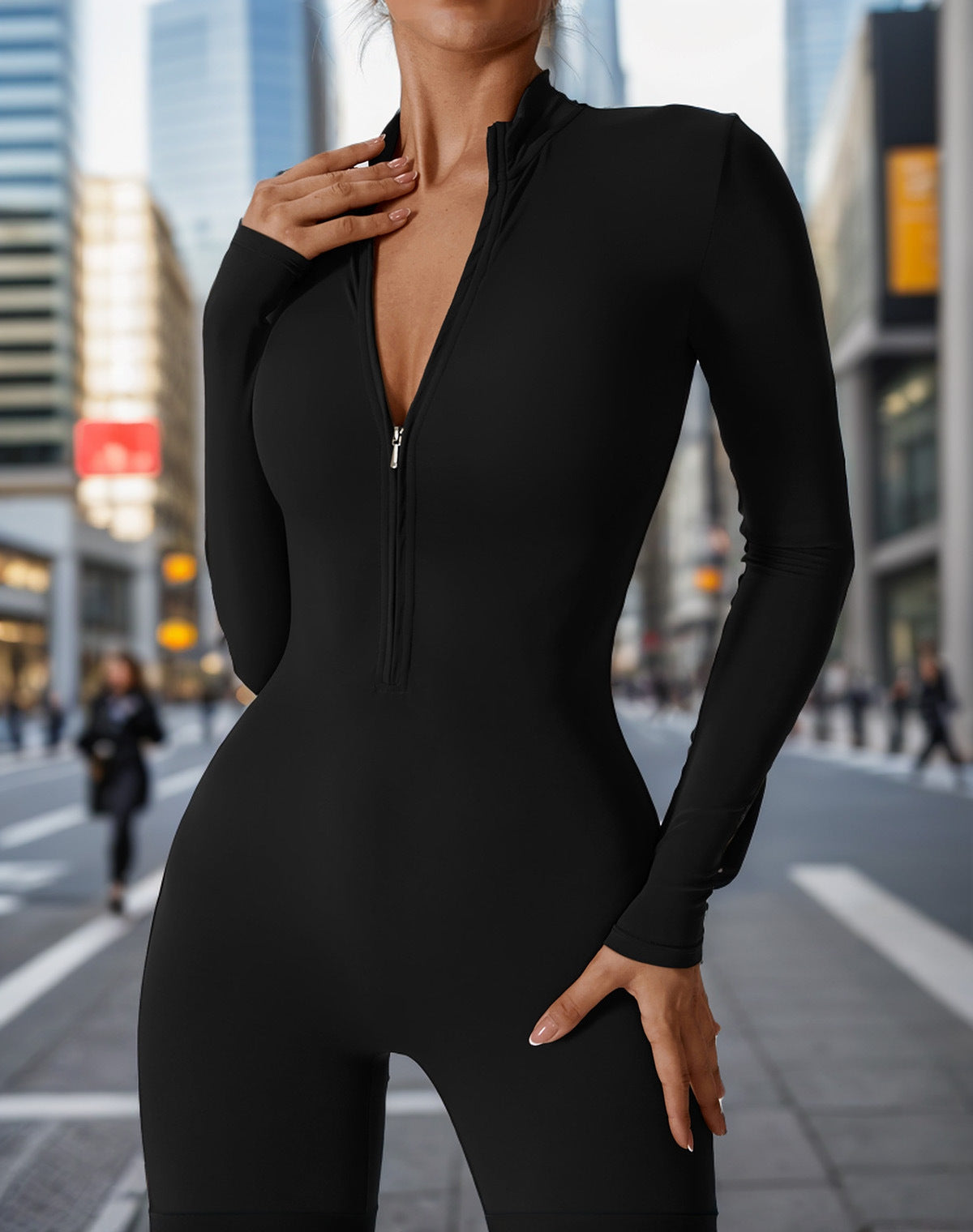 Seamless Hip-Lifting Fitness Romper