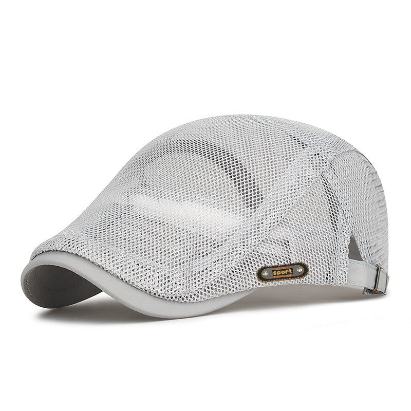 Unisex Summer Beret with Full-Mesh Lining