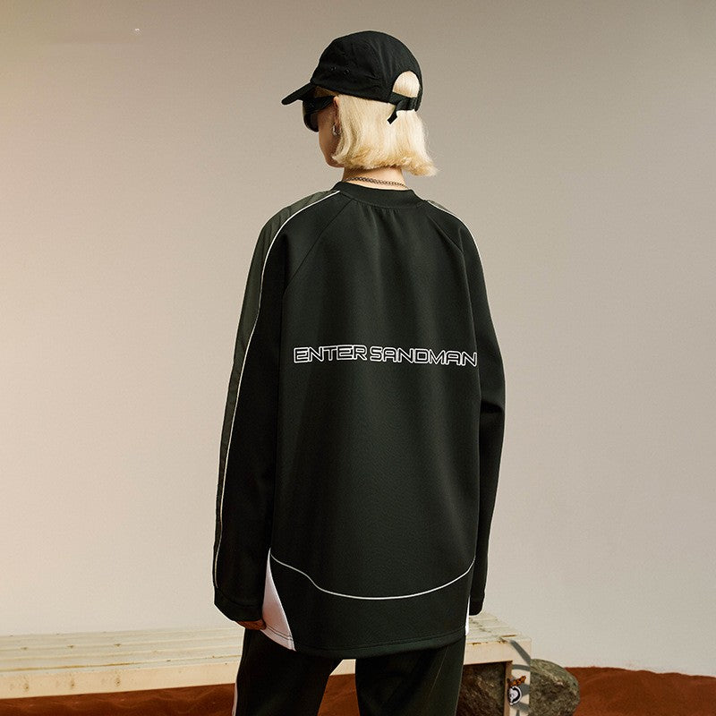 Matching Color-Block Couple Hoodies – Cozy Long Sleeve Pullover