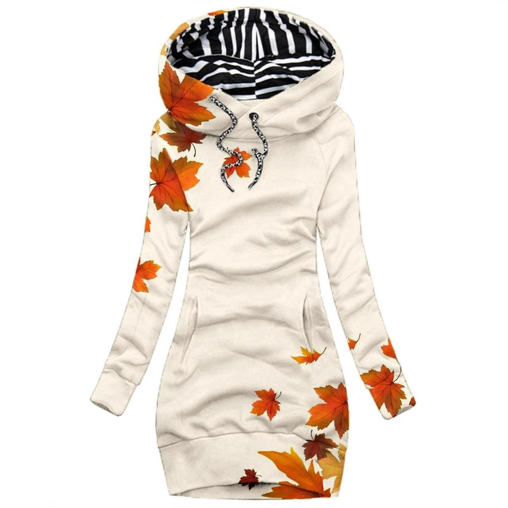Women's 3D Printed Casual Long Sleeve Sweater