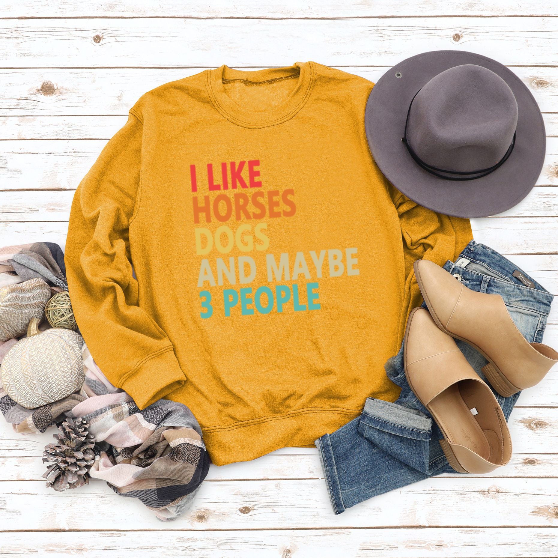 Women's Fashion Round Neck Printed Letter