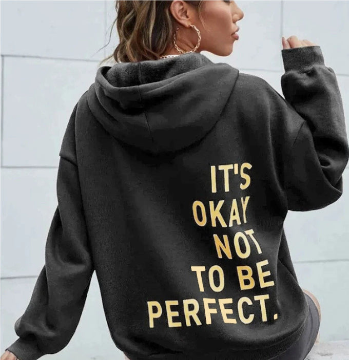 Women's Letter Print Casual Long Sleeve Sweatshirt