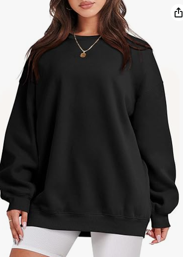 Cozy Solid Long-Sleeve Sweatshirt for Women